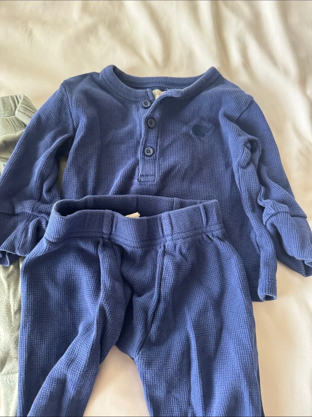 Bundle 7 Kids Pants 4Pack  9Months + 3pack 12 months+ blue outfit